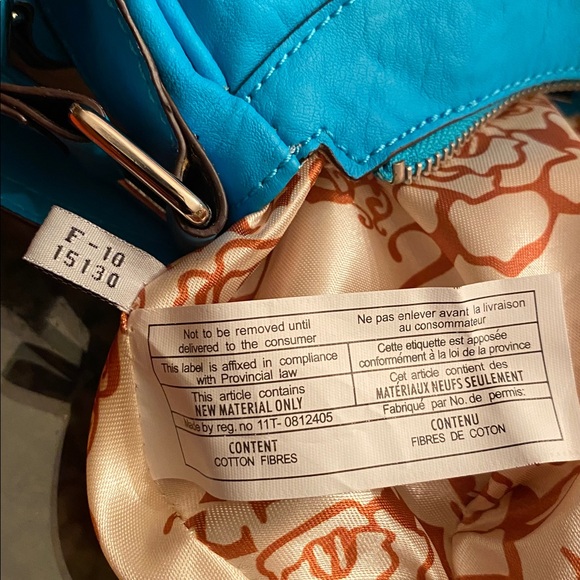 Rare Guess Turquoise Shoulder Bag and Matching Wallet Set Size Small - Picture 3 of 17